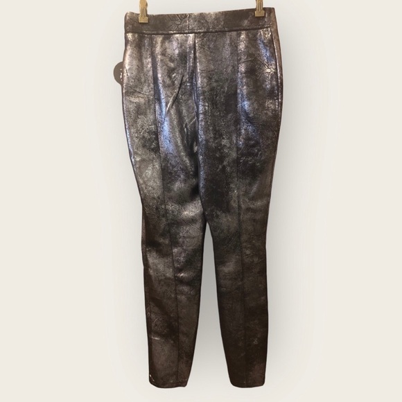 Jolie & Joy/ NWT/ pull on pants/ black and silver shimmer/ L - Picture 4 of 14